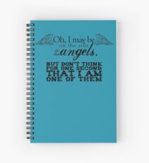 Side of the Angels Spiral Notebook