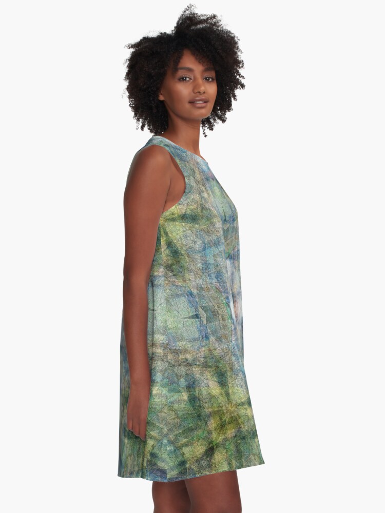 Alternate view of THE GREEN COUNTRYSIDE OF NEPAL 1 A-Line Dress