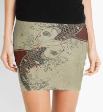 shark fin goldfish school Mini Skirt