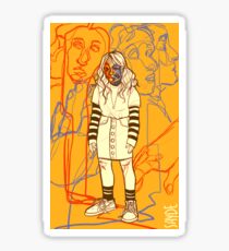 Continuous lines Sticker