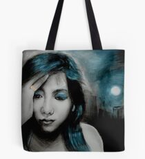 dark is the night Tote Bag