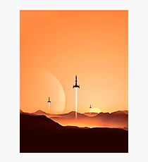 Weltraumforschung Fotodruck