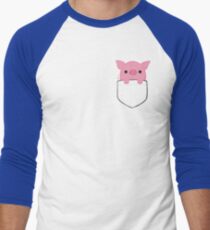 Pocket Pork Men's Baseball ¾ T-Shirt