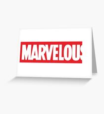 Marvelous Greeting Card
