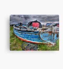 Worn Old Boat Metal Print