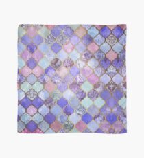 Pañuelo Patrón decorativo de azulejos marroquíes de Royal Purple, Mauve & Indigo