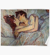 In bed the kiss Poster