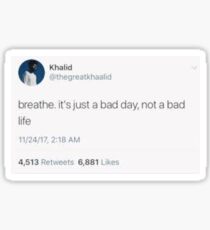 Pegatina Khalid Tweet 5