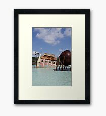 Thorpe backdrop Framed Print