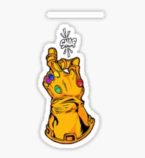 infinity gauntlet thanos snap avengers marvel hoodie Sticker