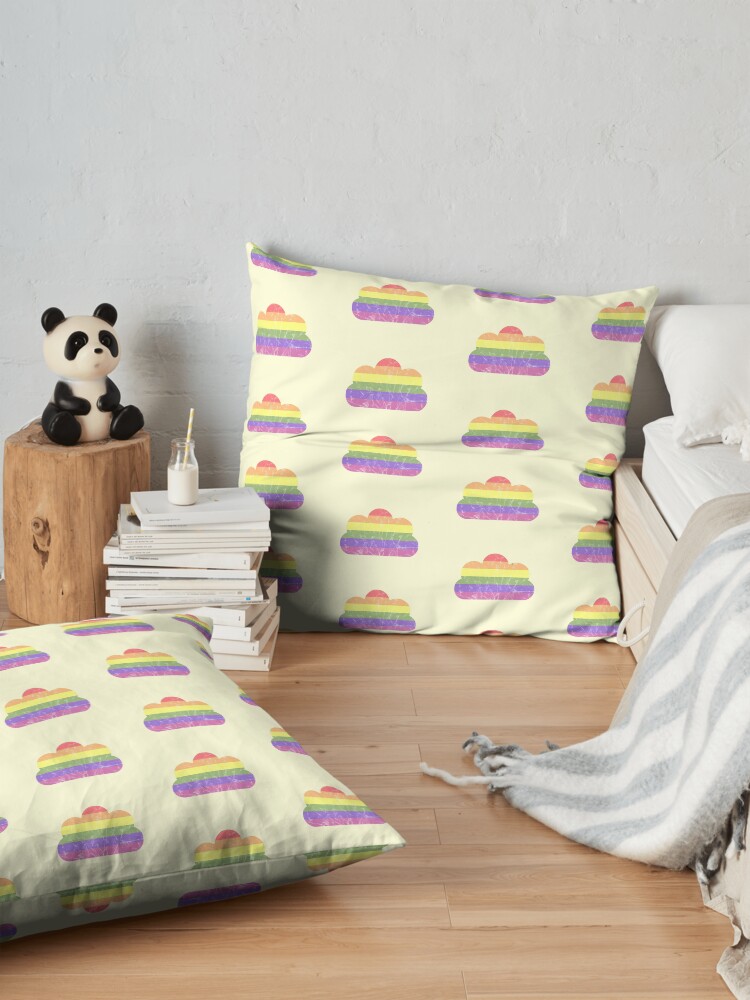Alternate view of Clouds - LGBT+ Floor Pillow