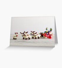Rudolph Knows the Way Greeting Card