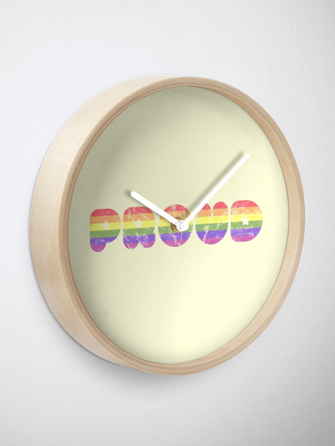 Alternate view of Proud - LGBT+ Clock