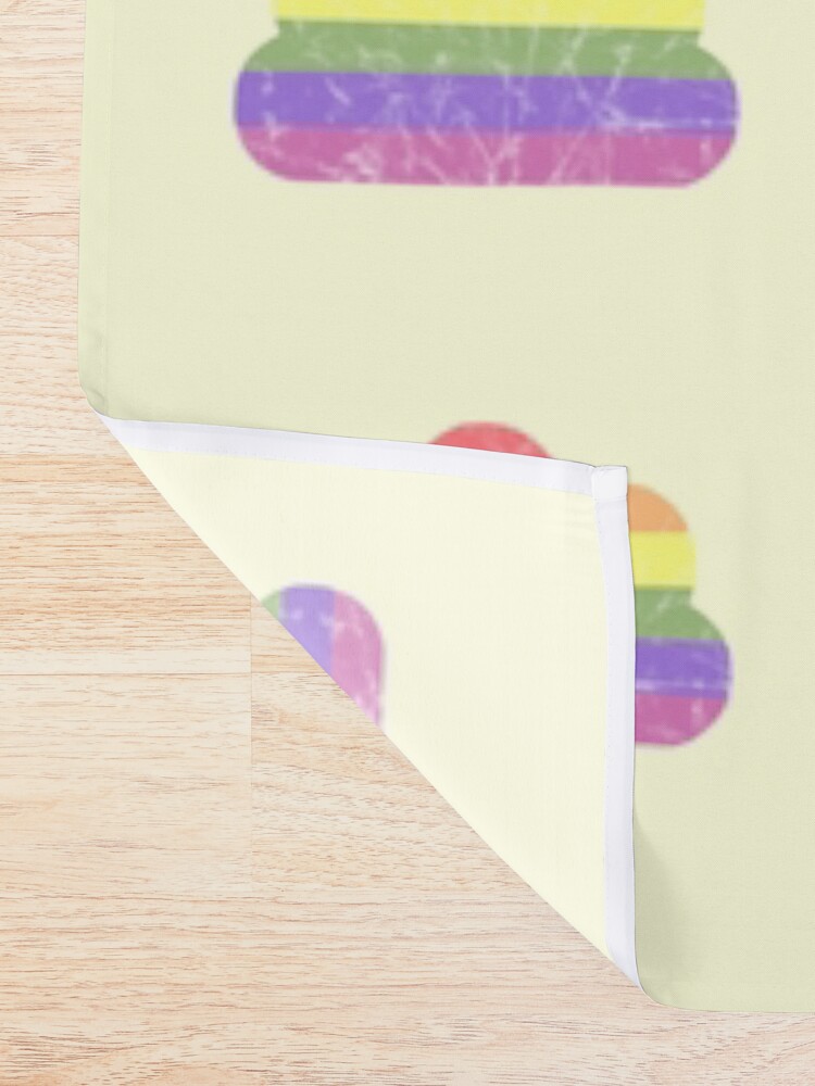Alternate view of Clouds - LGBT+ Shower Curtain