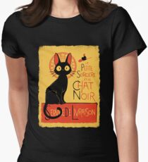 La Petite Sociere et le Chat Noir - Service de Livraison Women's Fitted T-Shirt