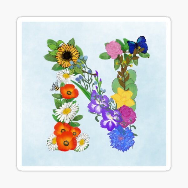 Letter N Sticker