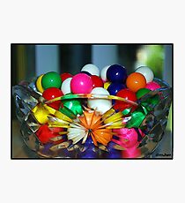 Colorful Gumballs Photographic Print