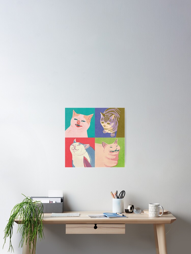 Alternate view of Four Meme Cats of the Apocalypse Poster