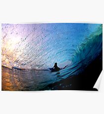 Póster Última luz - Playas del norte