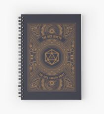 Steampunk Dice Giveth and Taketh Away Spiral Notebook