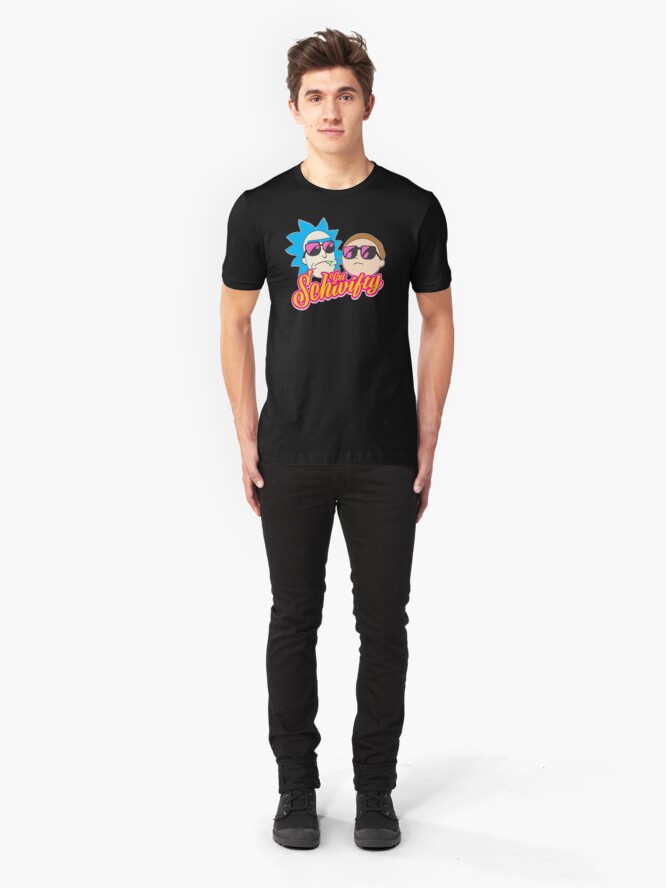 Alternate view of Rick And Morty : Get Schwifty Slim Fit T-Shirt