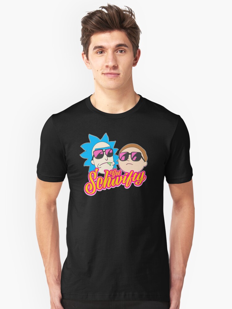 Alternate view of Rick And Morty : Get Schwifty Slim Fit T-Shirt