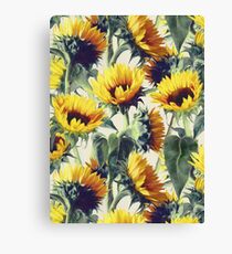 Lienzo Girasoles para siempre