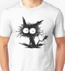 Black Unkempt Kitten GabiGabi Slim Fit T-Shirt