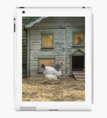 A smart chicken house iPad Case/Skin