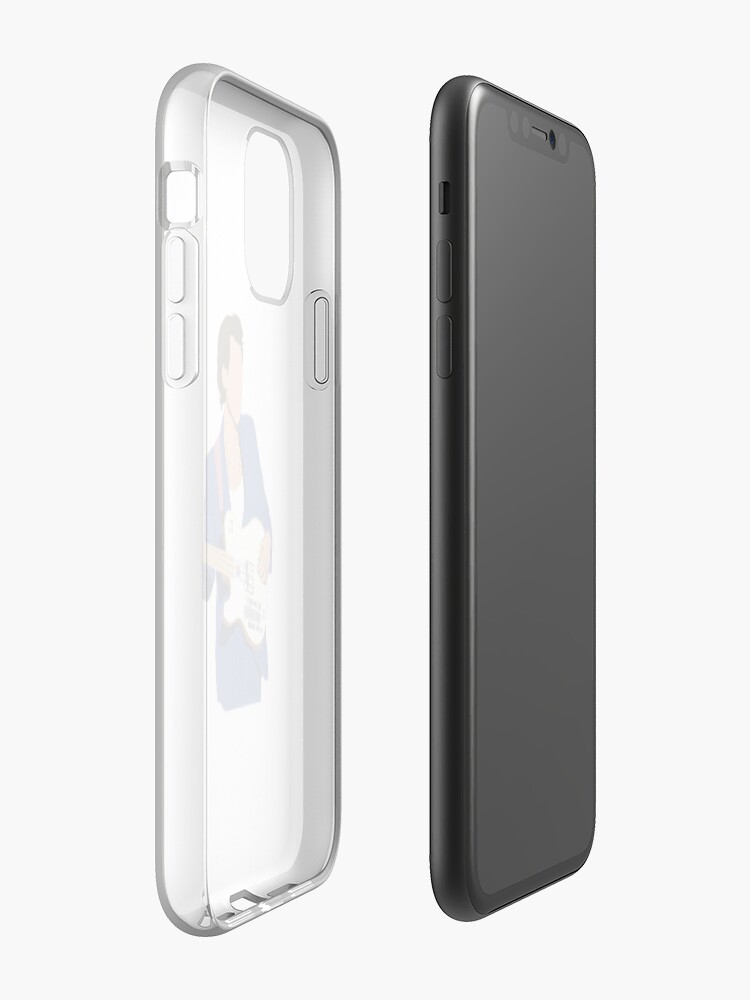 Coque iPhone « costume gucci en velours bleu harry », par locampo