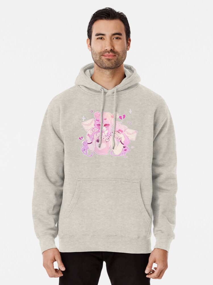 aesthetic pink hoodie