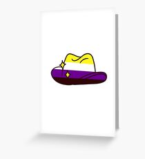 Yeehaw nicht binärer Stolz Grußkarte