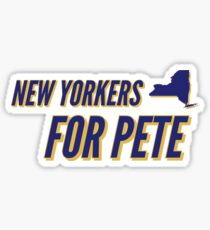 New Yorkers for Mayor Pete Sticker