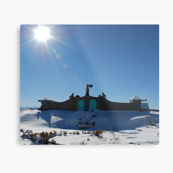 Roof of Earthship Metal Print