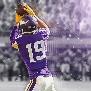 Adam Thielen First Down Minnesota Vikings, an art print by