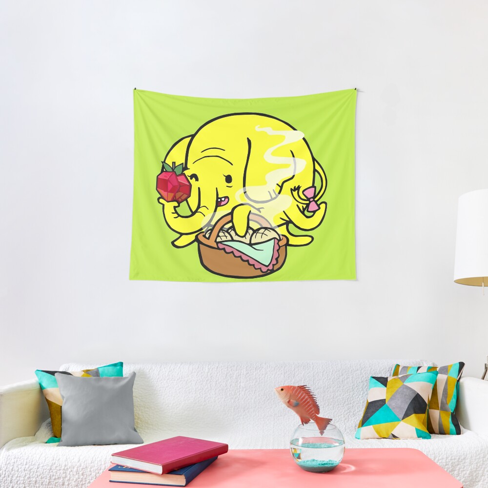 Womanly Charms and Elephant Prowess Tapestry