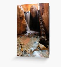 Kanarraville First Falls Greeting Card