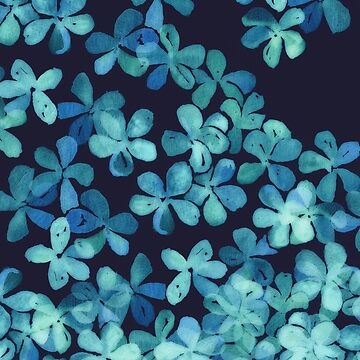 BLUE IRIS Watercolour Flower Print, Original Botanical Flower Painting,  Nature Inspired Gift, Indigo and Cobalt Blue Flowers, Wall Art Decor -   Canada