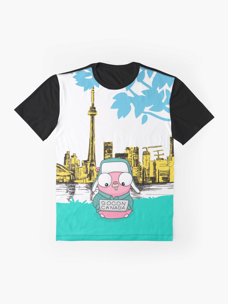 Alternate view of GoCon Canada 2019 Cute Pink Gopher original t-shirt Graphic T-Shirt