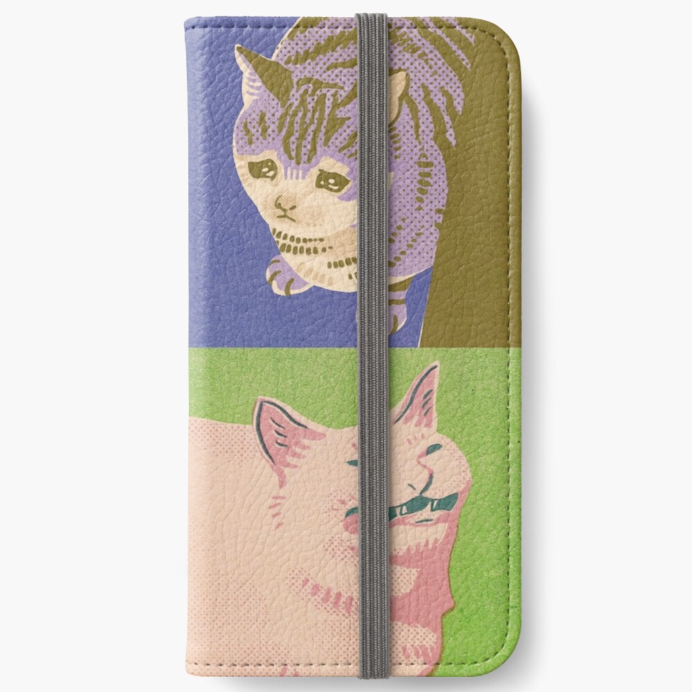 Four Meme Cats of the Apocalypse iPhone Wallet