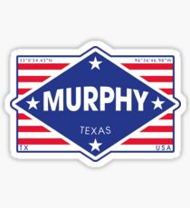 Murphy, Texas - Diamond Flag Sticker