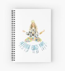 Nefertiti Edges Kinky Spiral Notebook