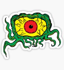 Crawling Eye Monster Sticker