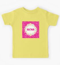 Aloha floral Kinder T-Shirt