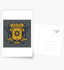 Traditional Catholic Men Coat of Arms Postcards