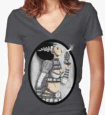 Bride of Steampunk Women's Fitted V-Neck T-Shirt