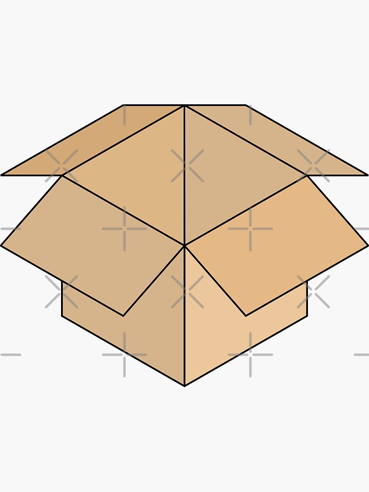 Open Box Line Drawing by THPStock