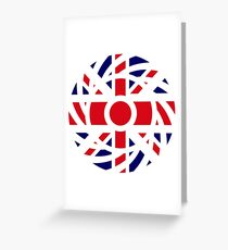 British Patriot Flag Series Greeting Card