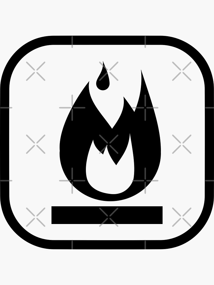 Flammable Symbol by THPStock