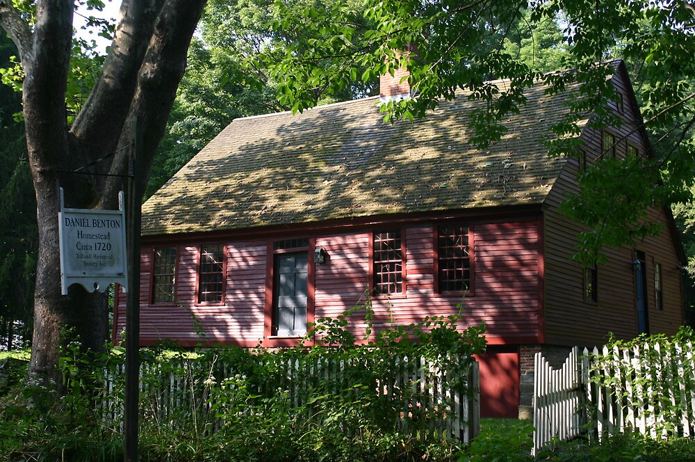 "Benton Homestead, Tolland, CT." by Mike Pascuzzi Redbubble